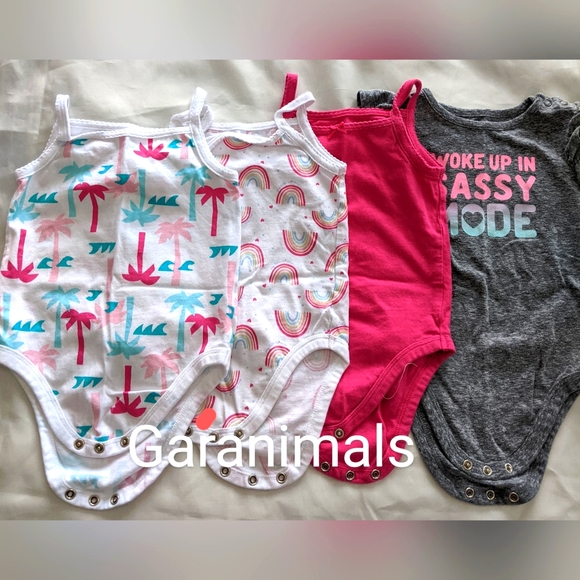 Bundle of Girls Tops and Romper - Picture 10 of 10